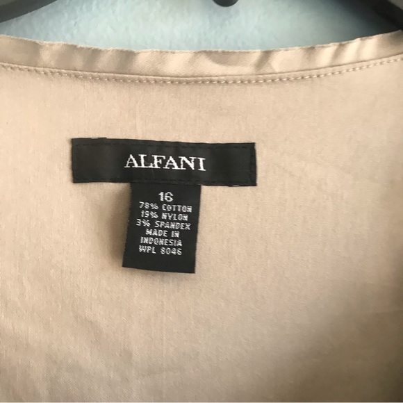 New Alfani Sleeveless Sheath Dress Size 16 - Picture 6 of 9